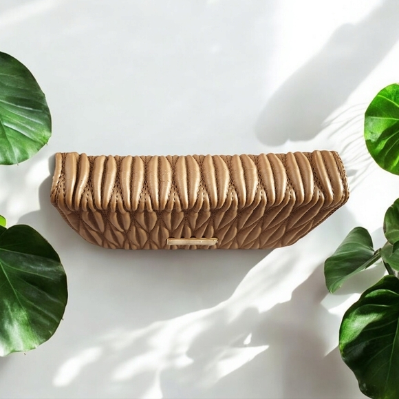 BCBG Quilted Crossbody Bag-Stone - Picture 3 of 10